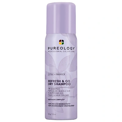 Shop Pureology Mini Style + Protect Refresh & Go Dry Shampoo 1.2 oz/ 34 G