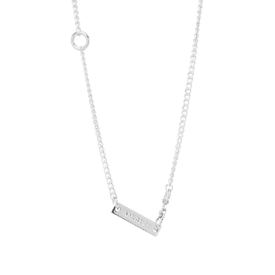 Shop Ambush Pill Charm Necklace 2 In Silver
