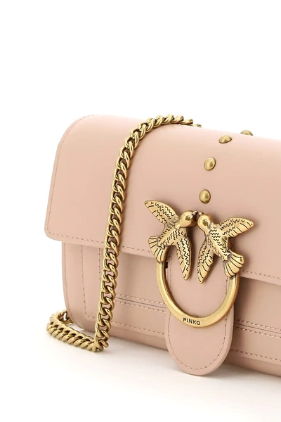 Shop Pinko Love Wallet Simply 2 Bag In Pink