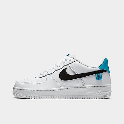Shop Nike Big Kids' Air Force 1 Worldwide Casual Shoes In White