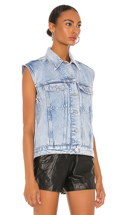 Shop Allsaints Alva Vest In Indigo Blue