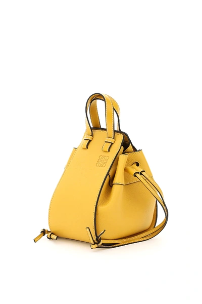 Shop Loewe Hammock Mini Bag In Yellow