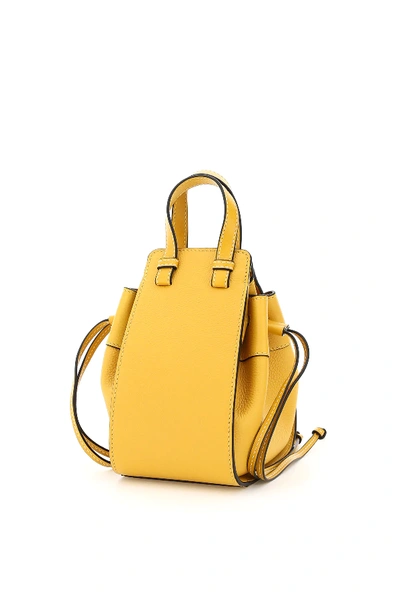 Shop Loewe Hammock Mini Bag In Yellow