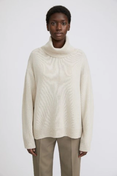 Filippa K Molly Roll-neck Sweater In Ivory | ModeSens