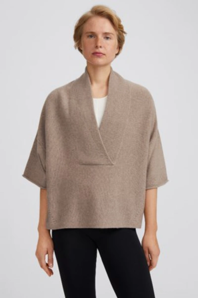 Shop Filippa K Warm-up Cashmere Sweater In Fudge Melange