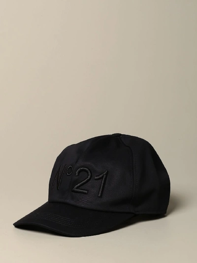 Shop N°21 N° 21 Hat N &deg; 21 Baseball Cap With Logo In Black