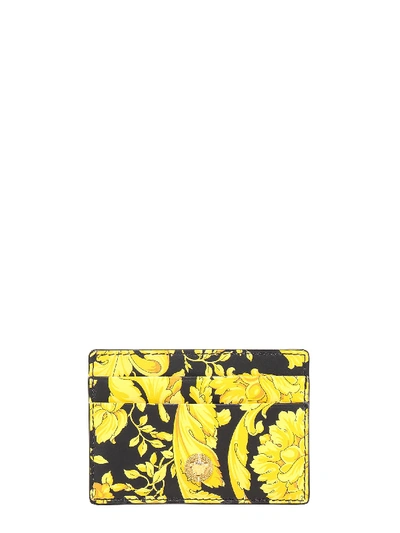 Shop Versace Card Holder In Yellow