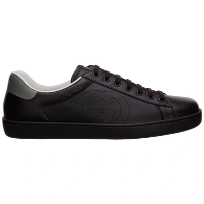 Shop Gucci Ace Sneakers In Nero
