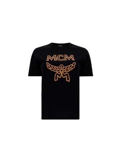 Shop Mcm T-shirt In Black