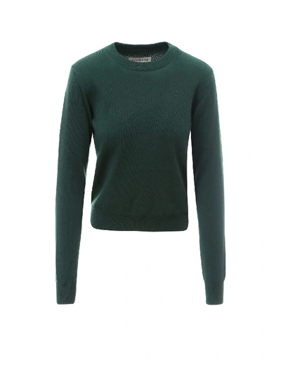 Shop Maison Margiela Sweater In Green