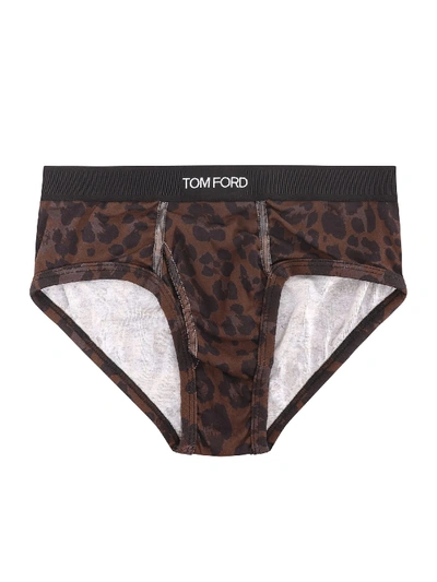 Shop Tom Ford Slip In Brown