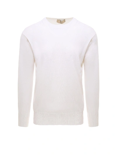 Shop Maison Flaneur Sweater In White