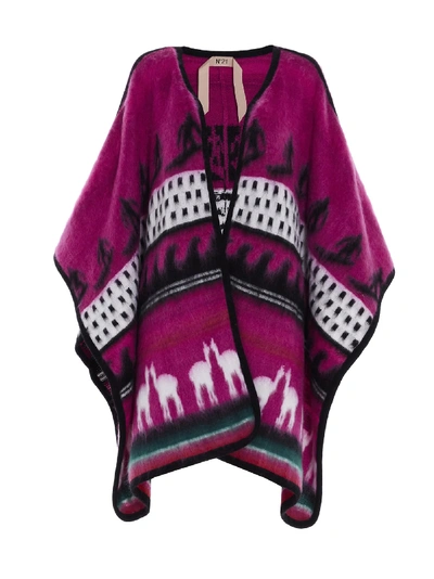 Shop N°21 Cape In Multicolor