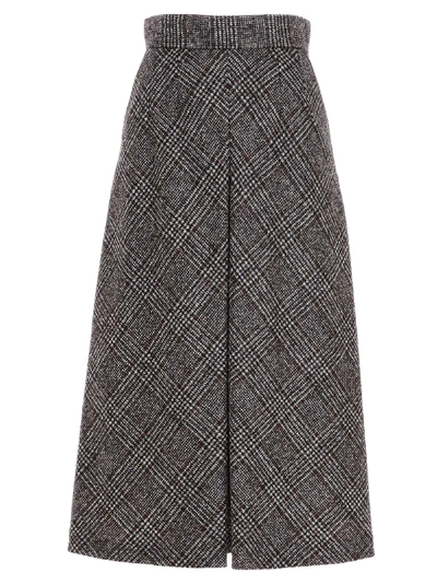 Shop Dolce & Gabbana Skirt In Grey