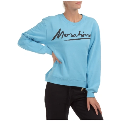 Shop Moschino Ardor 7 Sweatshirt In Azzurro