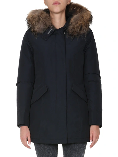 Shop Woolrich Arctic Down Jacket In Blu