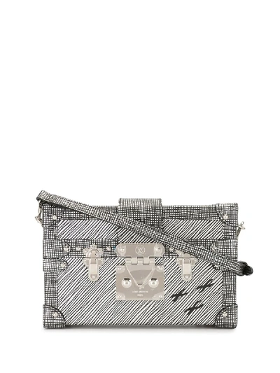 Pre-owned Louis Vuitton 2016  Petite Malle Shoulder Bag In Silver