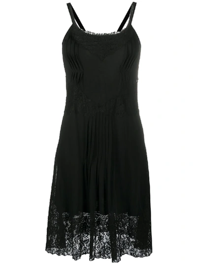 Pre-owned Dior 2000s  Lace Dress In Black