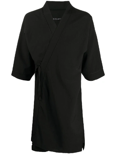 Shop Alchemy Long Robe Cardigan In Black