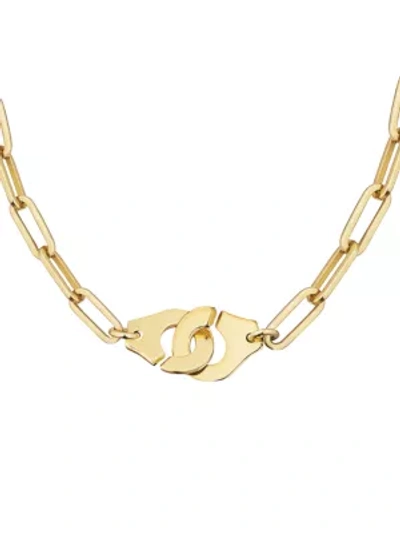 Shop Dinh Van Women's Menottes 18k Yellow Gold Chain Necklace