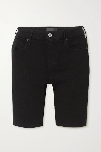 Shop Rta Toure Denim Shorts In Black