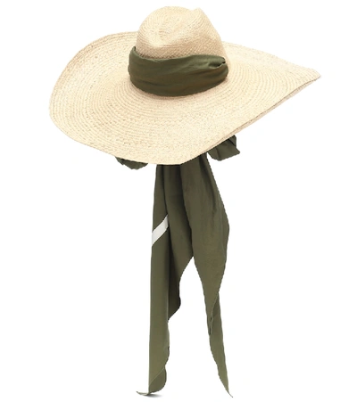 Shop Johanna Ortiz Paint In The Town Hat In Beige