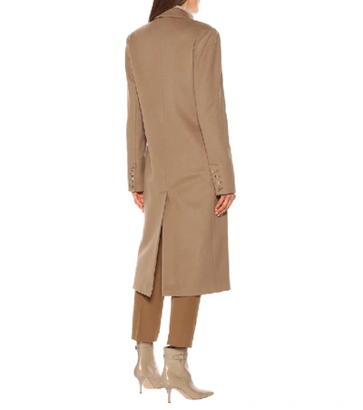 Shop Joseph Cam Wool-blend Coat In Brown