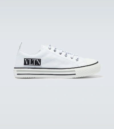 Shop Valentino Garavani Vltn Times Giggies Sneakers In White