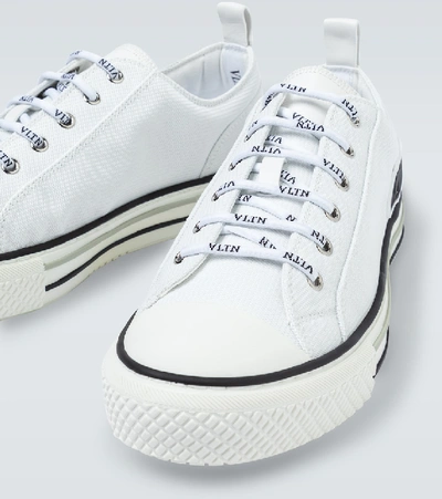 Shop Valentino Garavani Vltn Times Giggies Sneakers In White