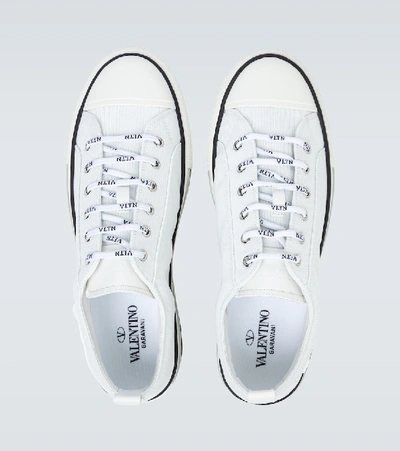 Shop Valentino Garavani Vltn Times Giggies Sneakers In White
