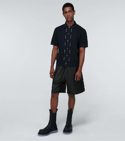 Shop Bottega Veneta Relaxed-fit Shorts In Black