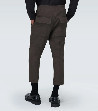 Shop Rick Owens Astaires Technical Drawstring Pants In Brown