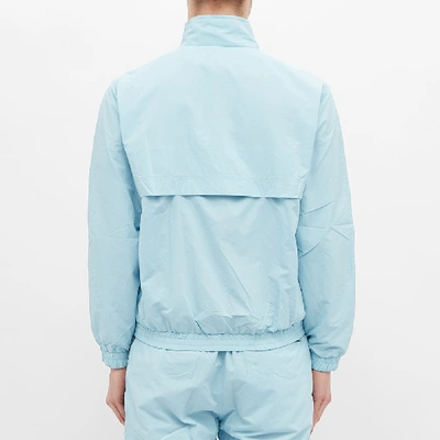 Shop Places+faces Reflective Tape Track Jacket In Blue