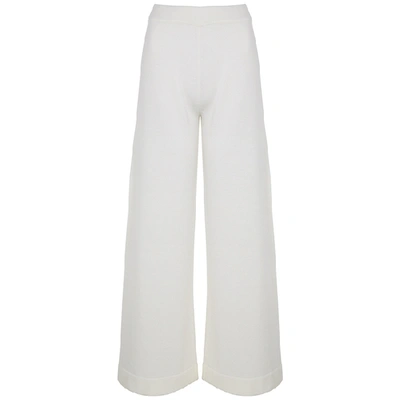 Shop Max Mara Renna White Wool Trousers