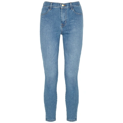 Shop J Brand Alana Blue Cropped Skinny Jeans