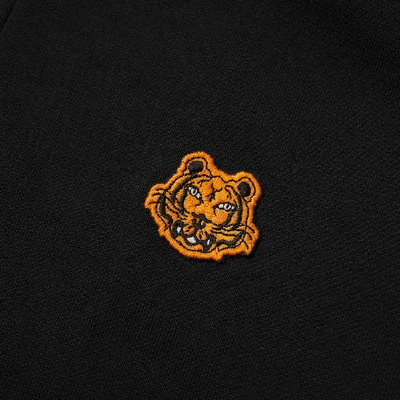 Shop Kenzo Tiger Crest Full Zip Hoody In Black