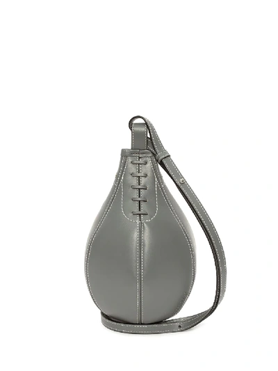 Shop Jw Anderson Small Punch Crossbody Bag In Grey