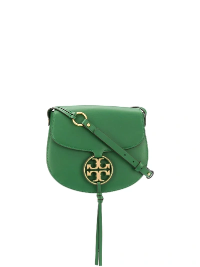 Shop Tory Burch Miller Cross-body Bag In Green