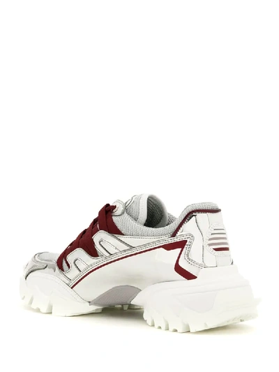 Shop Valentino Garavani Climbers Sneakers In Silver