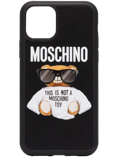 Shop Moschino Teddy Bear Iphone 11 Pro Case In Black