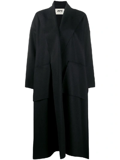 Shop Maison Rabih Kayrouz Long Oversized Coat In Black