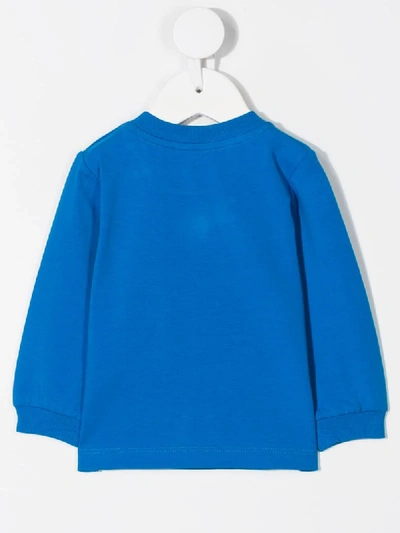 Shop Moschino Toy Bear Sweatshirt In Blue
