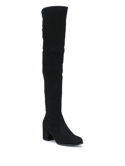 Shop Stuart Weitzman Tieland Knee-length Boots In Black