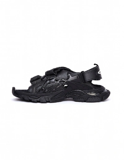 Shop Balenciaga Track Black Sandals