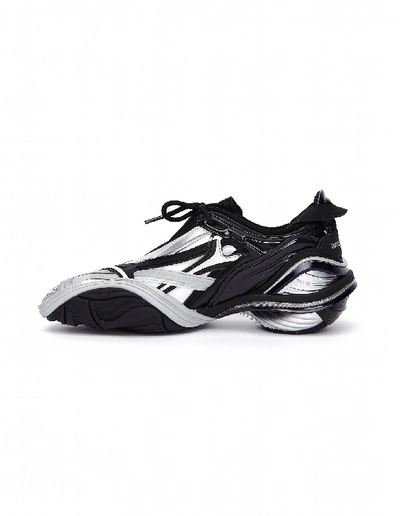 Shop Balenciaga Black & White Tyrex Sneakers In Multicolor