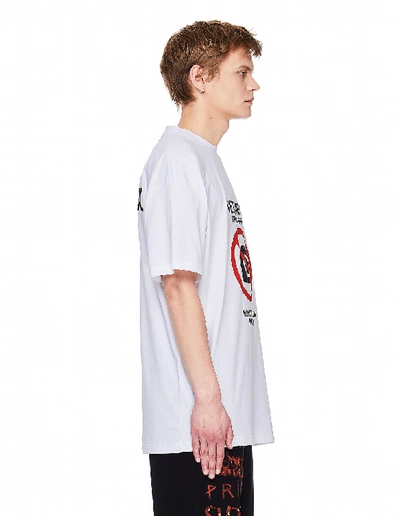 Shop Vetements White Cotton T-shirt