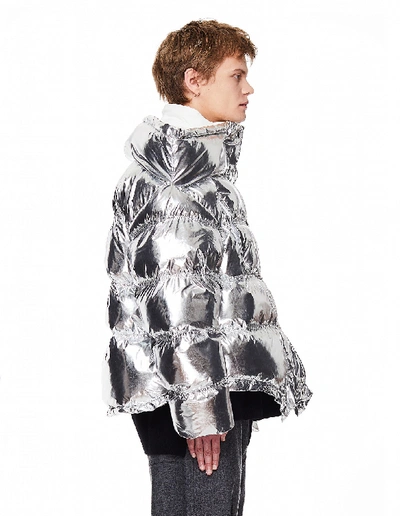 Vetements Silver Upside Down Jacket In Grey