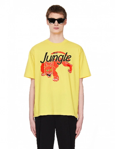 Shop Just Don Jungle S/s Tee In Yellow