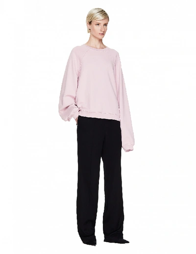 Shop Haider Ackermann Pink Cotton Sweatshirt