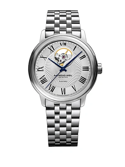 Shop Raymond Weil Maestro Automatic Stainless Steel Bracelet Watch